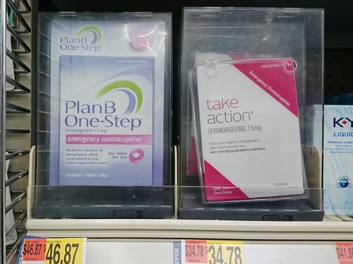 Walmart 店里的 Plan B 和 Take Action