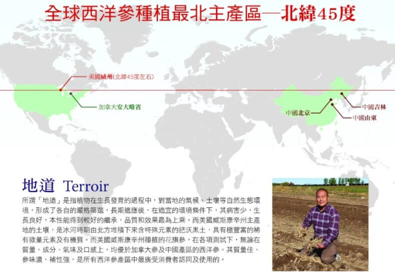 花旗参的主要产地及区别 美国攻略