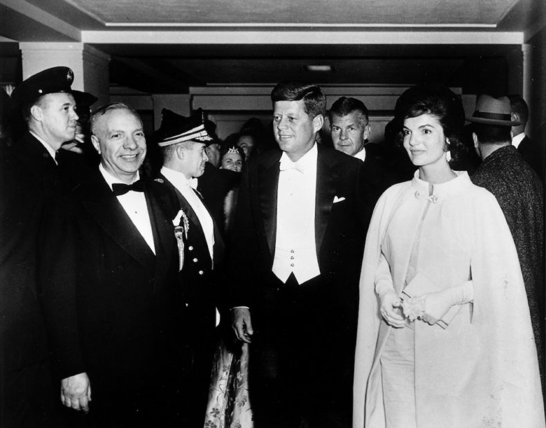 Jackie Kennedy with President John F. Kennedy
