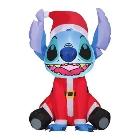 Disney 3-ft Stich in Santa Suit Christmas Inflatable