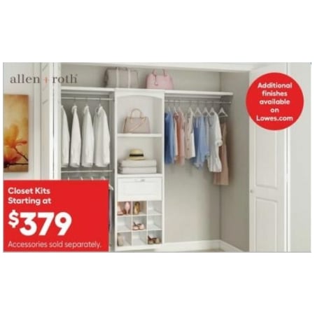 Allen-roth Closet Kits from