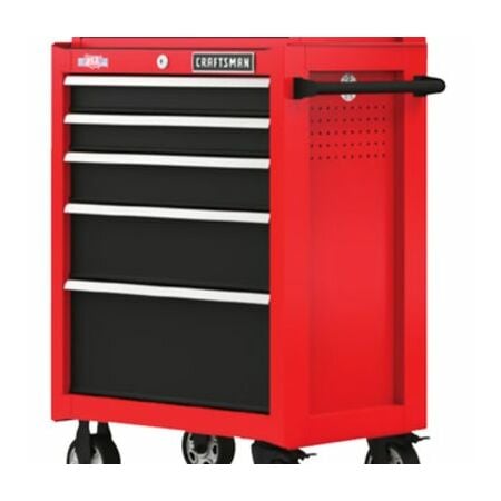 27-in 5-Drawer Steel Rolling Tool Cabinetq