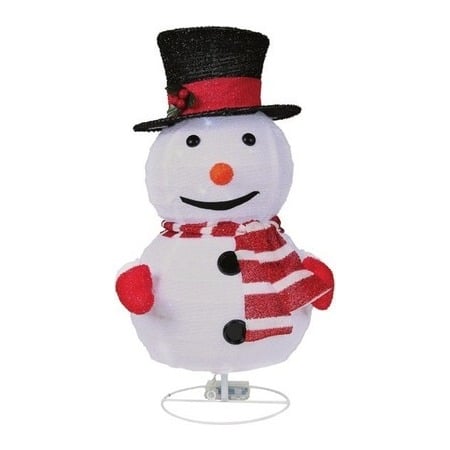 Holiday Living 24-in Pre-Lit Pop-Up Holiday Snowman