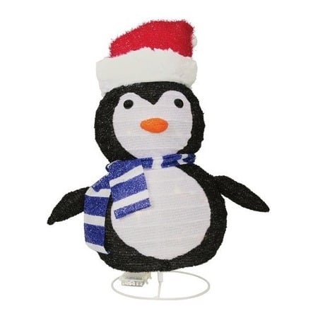 Holiday Living 24-in Pre-Lit Pop-Up Holiday Penguin